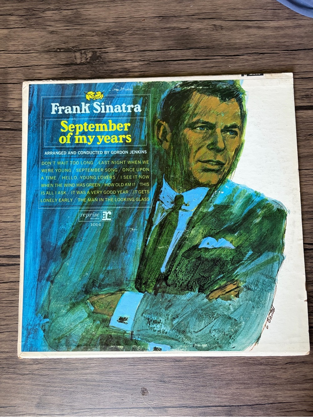 Frank Sinatra September of My Years Vinyl Record LP Album 1965 Album Vintage